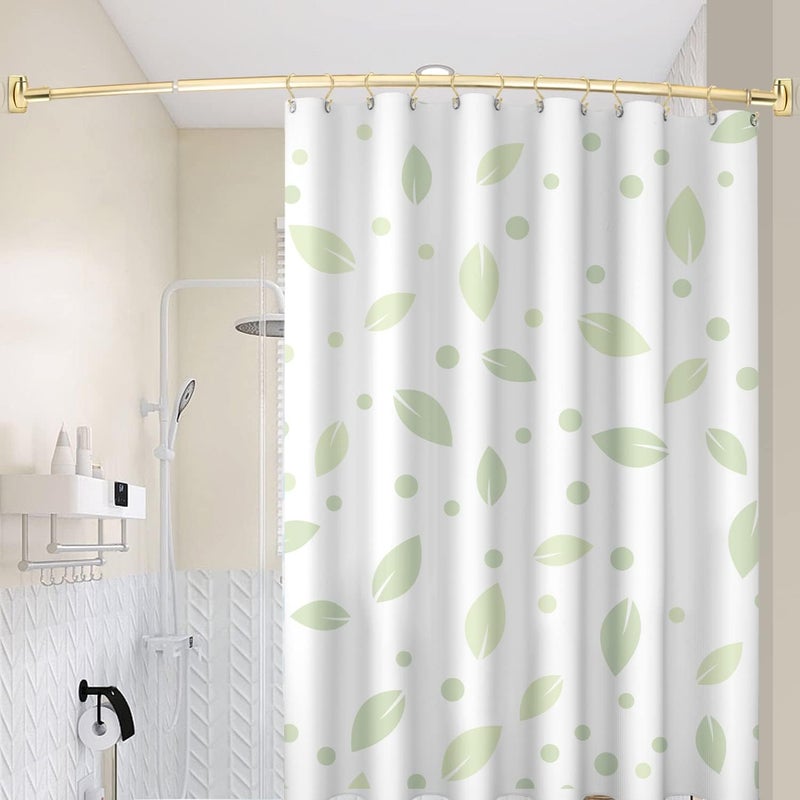 TOPROD Shower Curtain Hooks Rings, Double Sided Shower Curtain Hooks, Stainless Steel Shower Hooks Rust Proof for Bathroom Shower Curtain Rod Curtains, Free Gliding, Gold, Set of 12 - Image 4